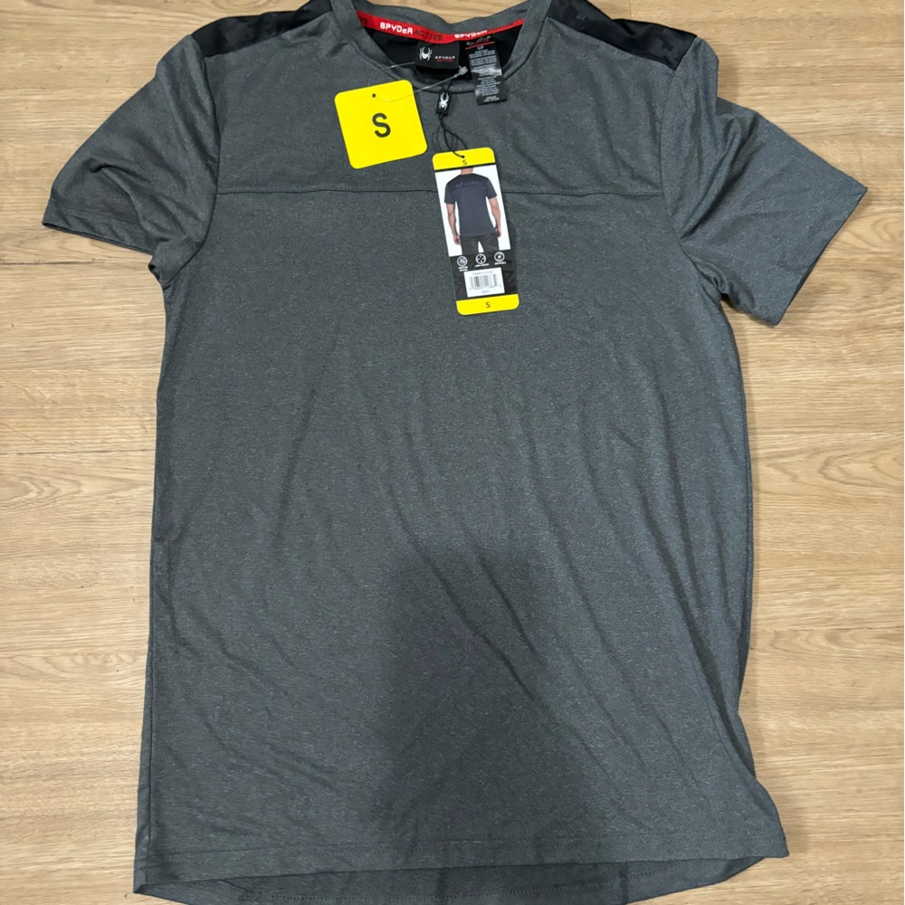 Spyder Gray Short Sleeve Shirt